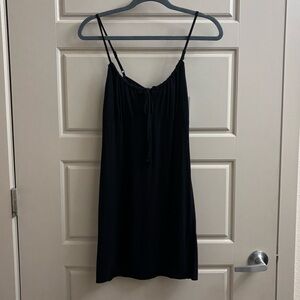 PacSun Black Mini Slip Dress with Spaghetti Straps